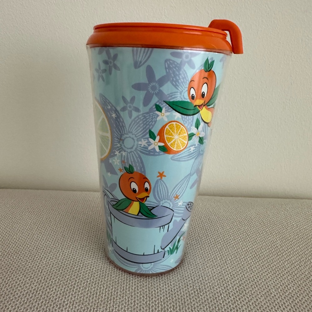 DISNEY ORANGE 🍊 BIRD 16 OZ TUMBLER MADE IN USA
